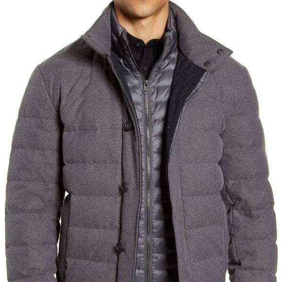 Cole Haan Other - BNWT Cole Haan gray quilted Parka XLarge downfill